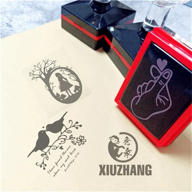 Personalized Self Inking Stamp Custom Rubber Stamp With Positive Ink ...
