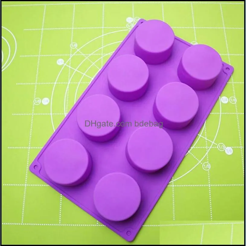 Silicone Pudding Mold Cake Pastry Baking Round Jelly Gummy Soap Mini Muffin Mousse Cake Decoration Tools Bread Biscuit Mould WWA145