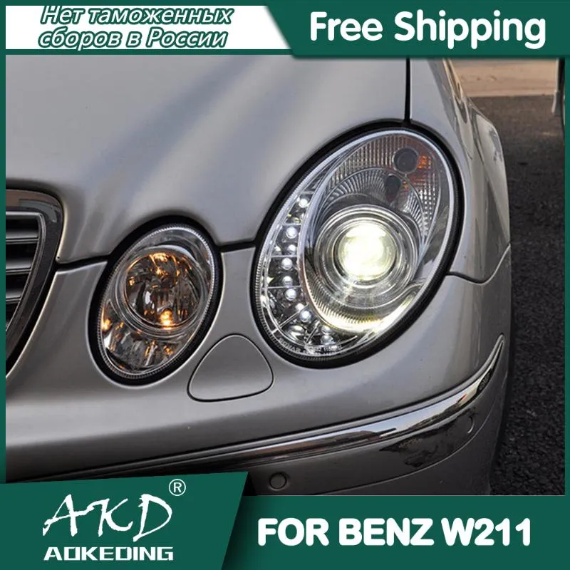 Other Lighting System For W211 Headlights 2002 2008 DRL Day Running Light LED Bi Xenon Bulb Fog