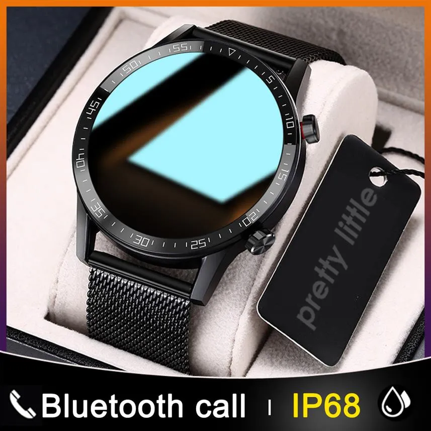 Smart Watch Sports296E L13 Business Bluetooth Call Watchs Blood Pressure Heart Rate Fitness Tracker Men 'S Ip68 Waterproof Ecg Ppg