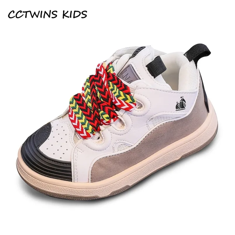 Kids Sneakers Autumn Girls Boys Fashion Casual Running Sports Trainers Children Shoes Breathable Soft Sole Colorful Lace 220425