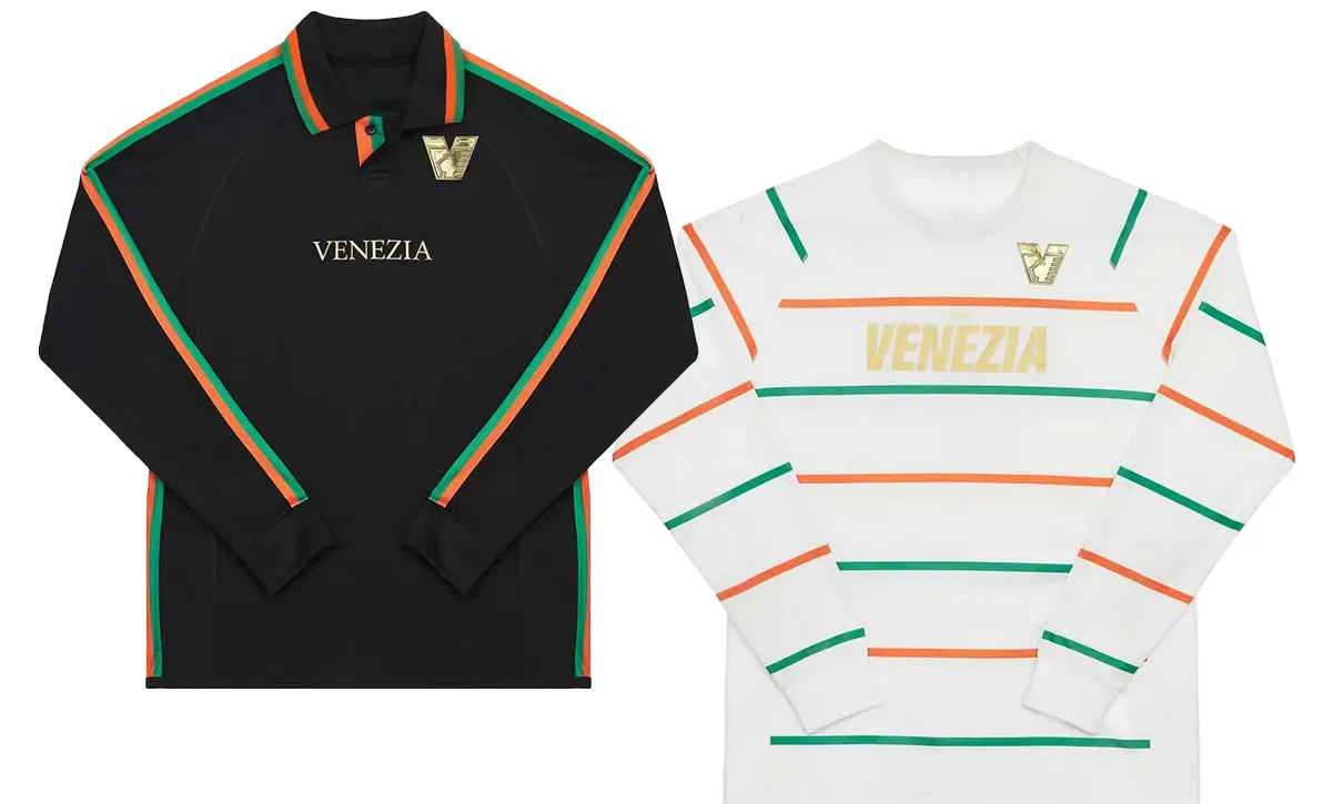 Dostosowane z długim rękawem 22-23 Venezia Thai Quality Soccer koszulki koszule