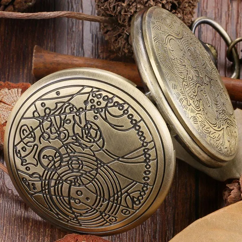 YISUYA Bronze Vintage Ebay Antique Pocket Watches Necklace Retro