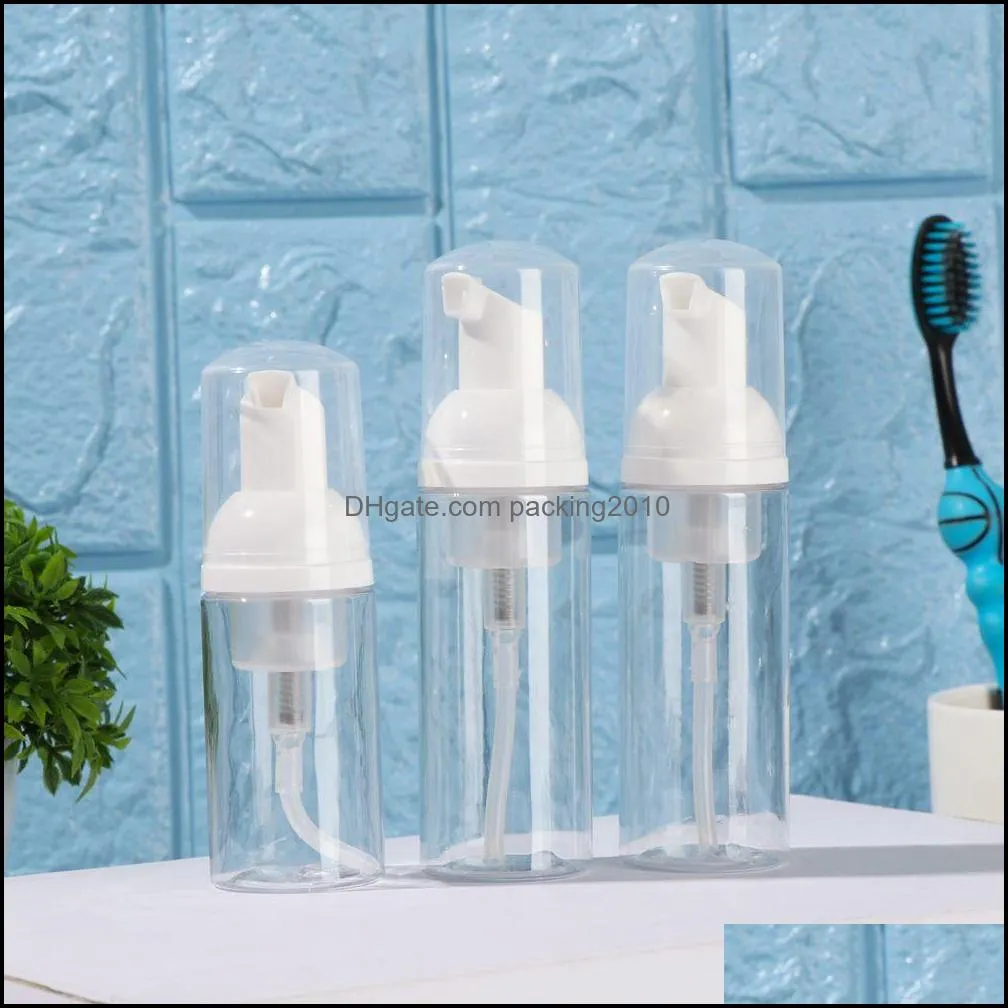 30/60/100/150ML Portable Bottle Refillable Foaming Liquid Soap Dispenser Foam Pump Bottles Travel Plastic Lotion Liquid Empty Cosmetic