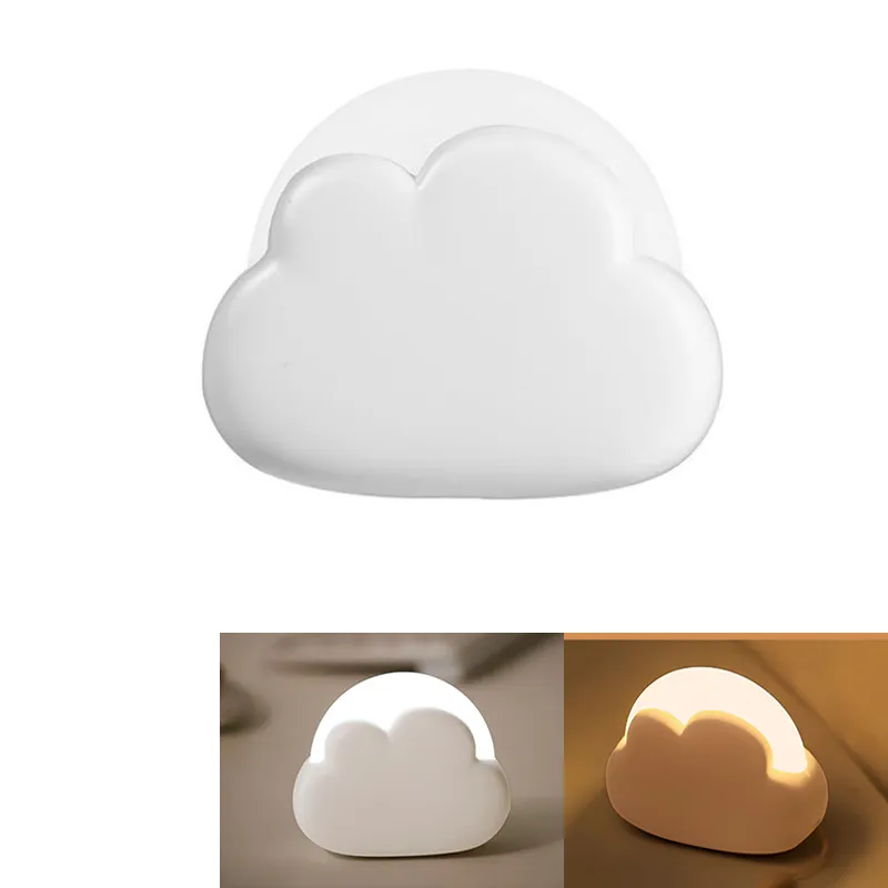 Night Light Creative Cloud USB opladen Portable Living Lighting Idee For Kids Room Corridor Emergency Desktop