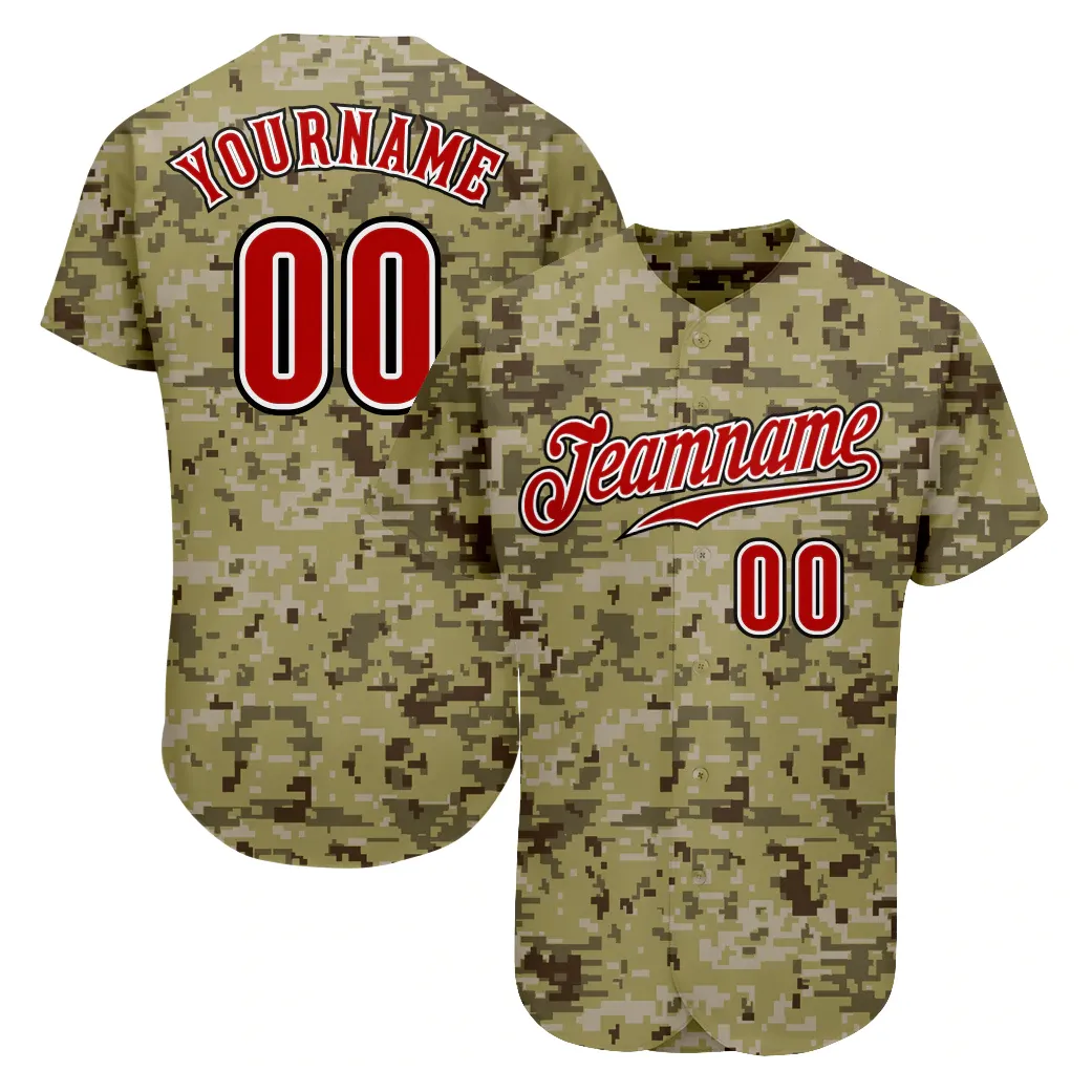 Custom Camo Red Navy Authentic Salute To Service Baseball Jersey From Qqq 8 22.65 DHgate.Com