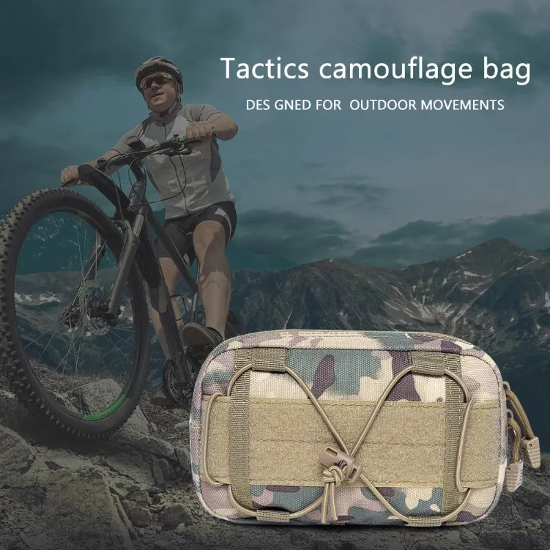 Outdoor -Taschen Molle Bag Taille 1000d Oxford Stoff Schulter -Crossbody -Beutel mit Riemen für Jagdwandercampingvorräte