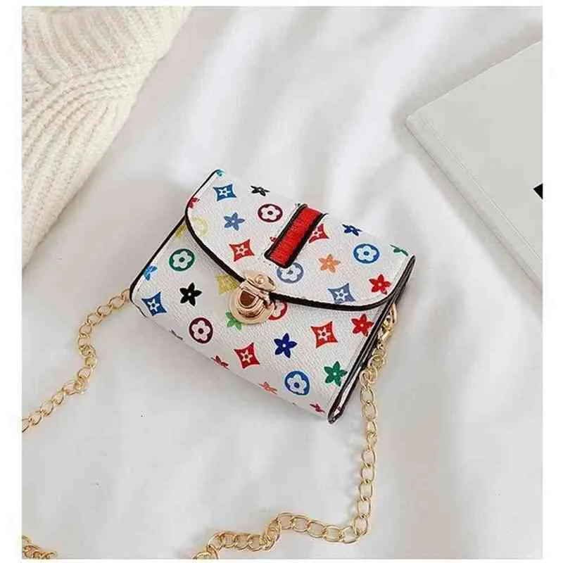 6 colori borsa per bambini stilista fiore mini quadrato bella ragazza pop principessa borse a tracolla accessori borsa portafoglio borsa G308