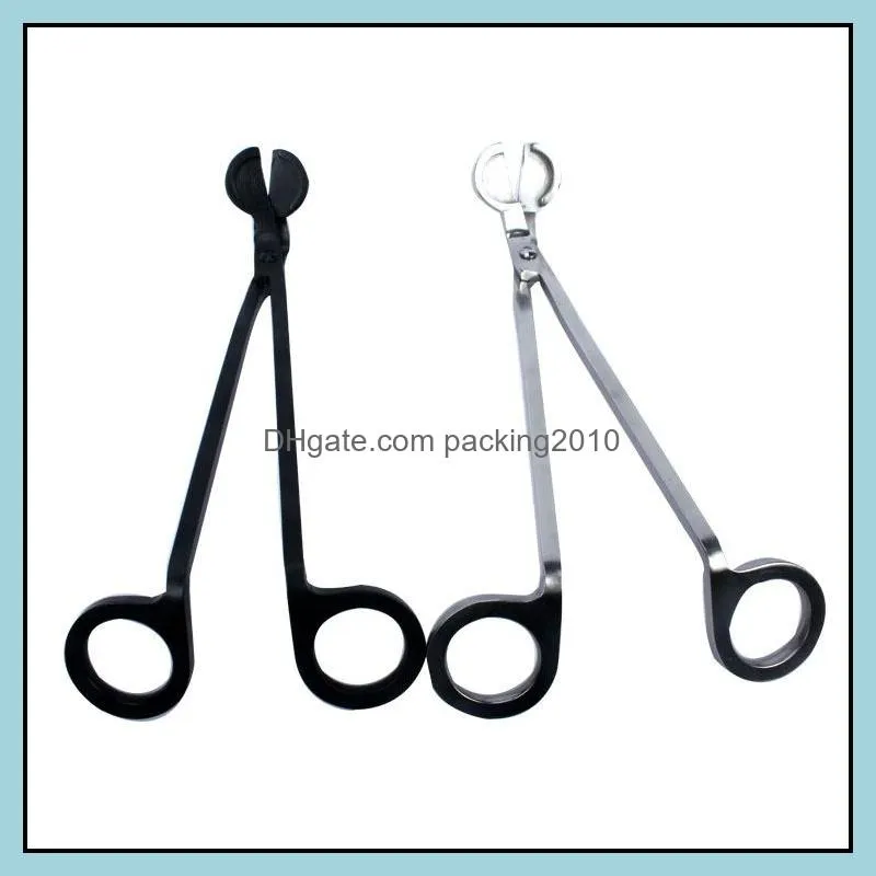 Free shippig hot selling Candle Wick Oil Lamp Steel Stainless Trimmer Scissor Cutter Snuffers Tool GGE1809