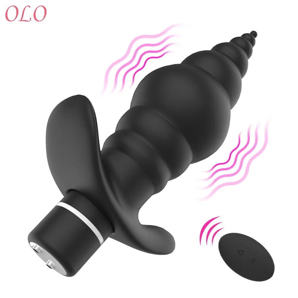 Butt Plug giocattoli sexy per uomo donna 9 modalità perline anali vibratore massaggiatore prostatico maschile negozio erotico