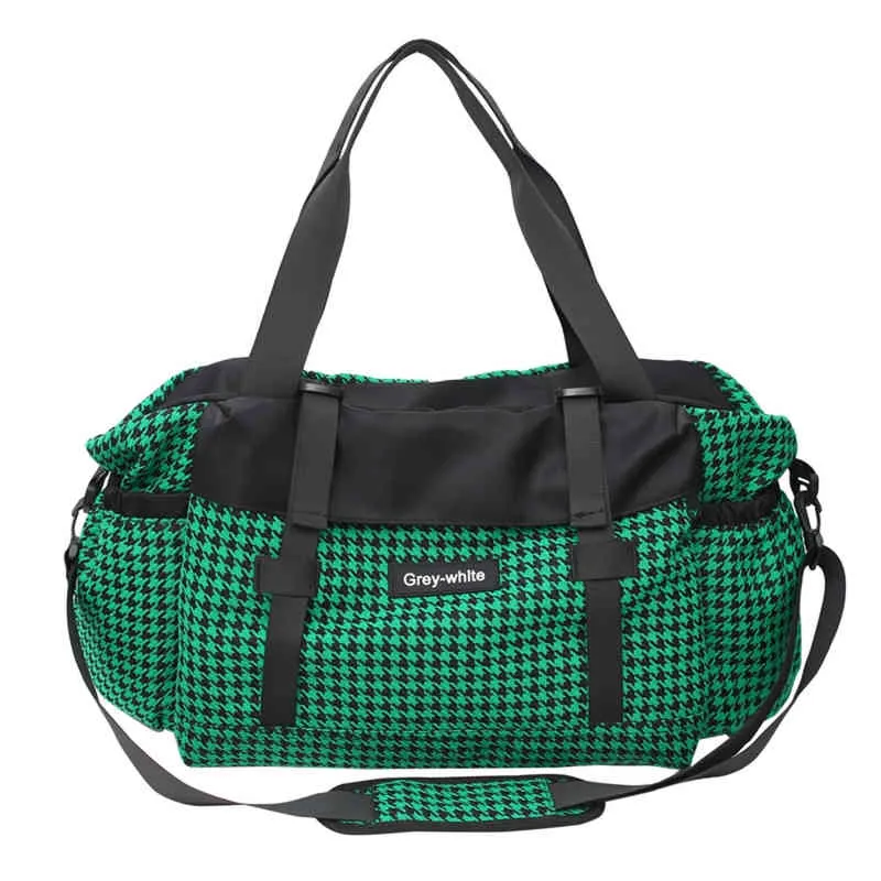 Bolso de viaje de moda de tela de punto Yilian para hombres y mujeres, informal, de alta textura, tendencia, gran capacidad, mano, conocimiento de embarque, hombro 220420