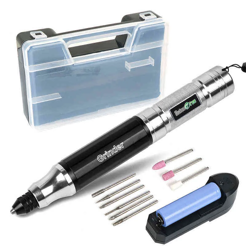 1 Set Cordless Drill Bit Tool Dremel Mini Drill New Mini Electric Drill Power Tools Engraver Electric Pen Diy Cutting H220510