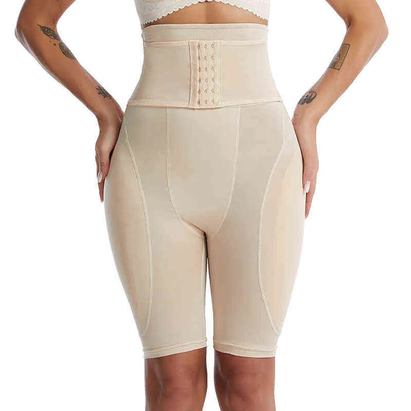Seamless Butt Lifter Padded Underwear Shapewear Women Dress Control Panties  Waist Trainer Body Shapers Sexy Big Ass Hip Enhancer L220802