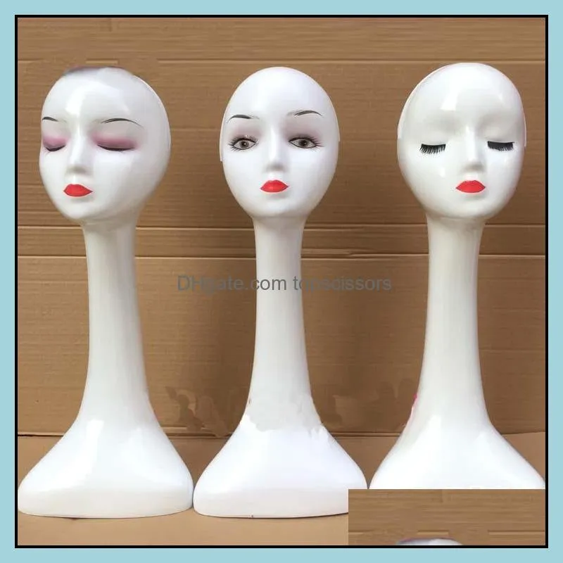 Long Neck Plastic Foam Mannequin Head Kmart Display Shelf For Wig Jewelry And Scarf Perfect For Shop Window Model Show And Hair Accessories Tools From Topscissors 35.78 DHgate.Com