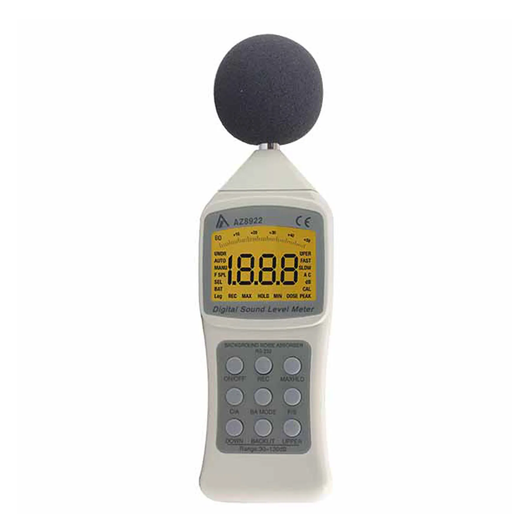 Digitale AZ8922 Sound Level Meter Ruisdetector Decibel Sound Tester