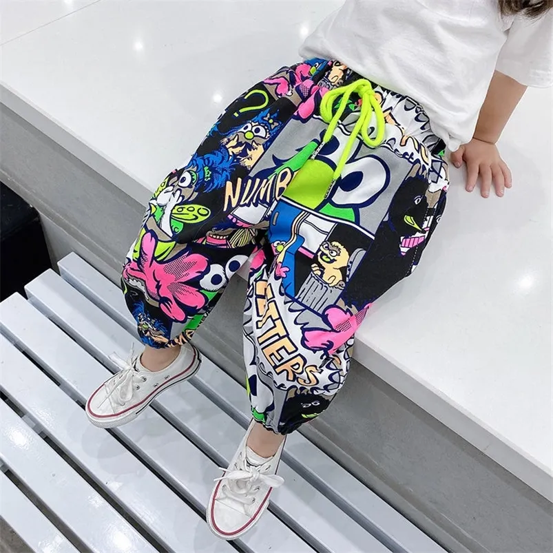 2-piece Kid Girl Stars Print Gradient Color Sweatshirt and Pants Set