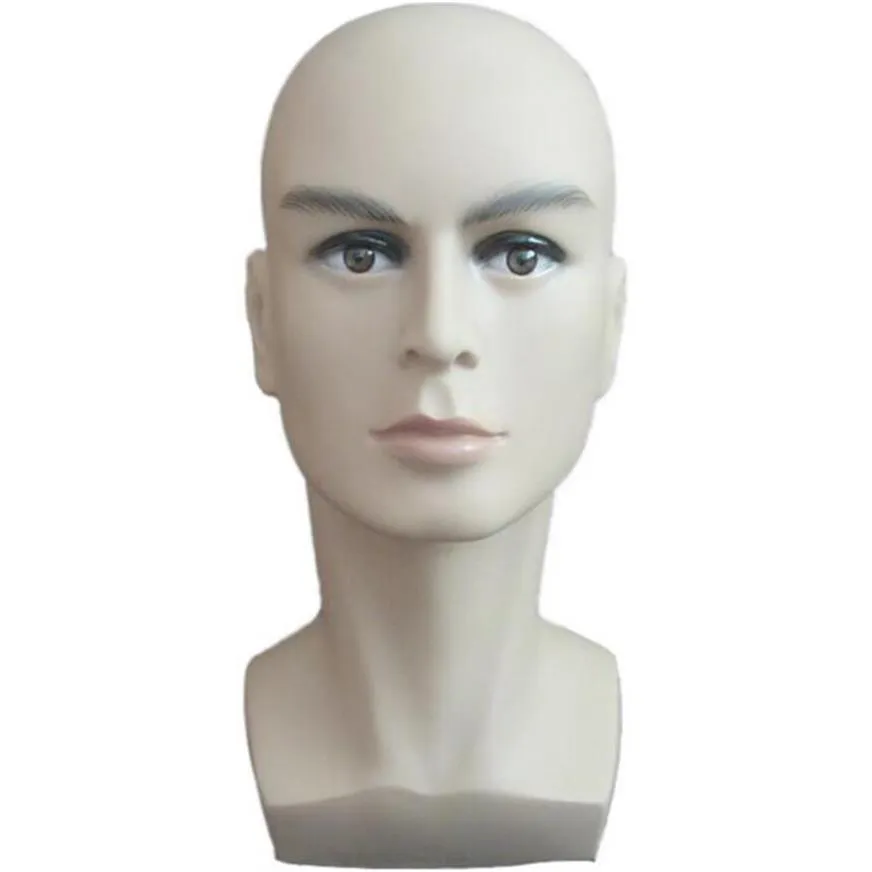 Mâle Mannequin Head Hat Afficher Wig Training Head Mend's Head Model Upp260p