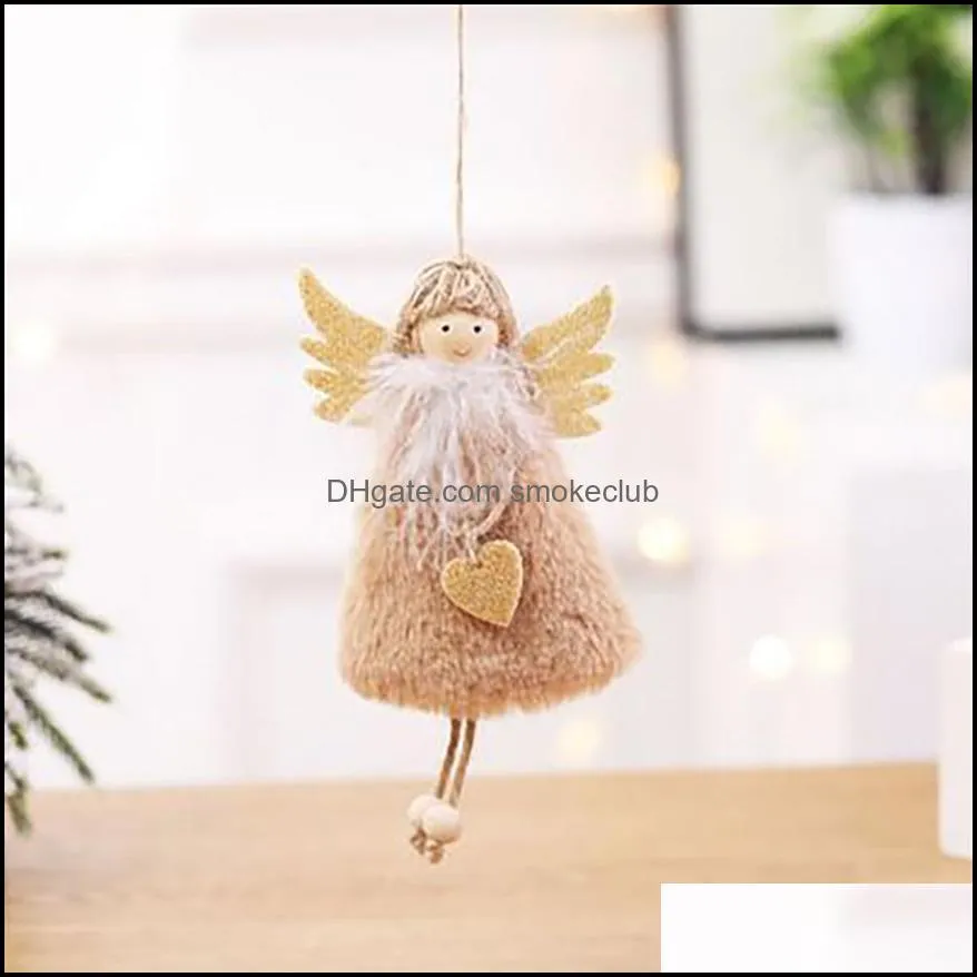 Xmas Tree Pendant Ornaments New Year Gifts Christmas Angel Dolls Christmas Decoration For Home DHLa49228t