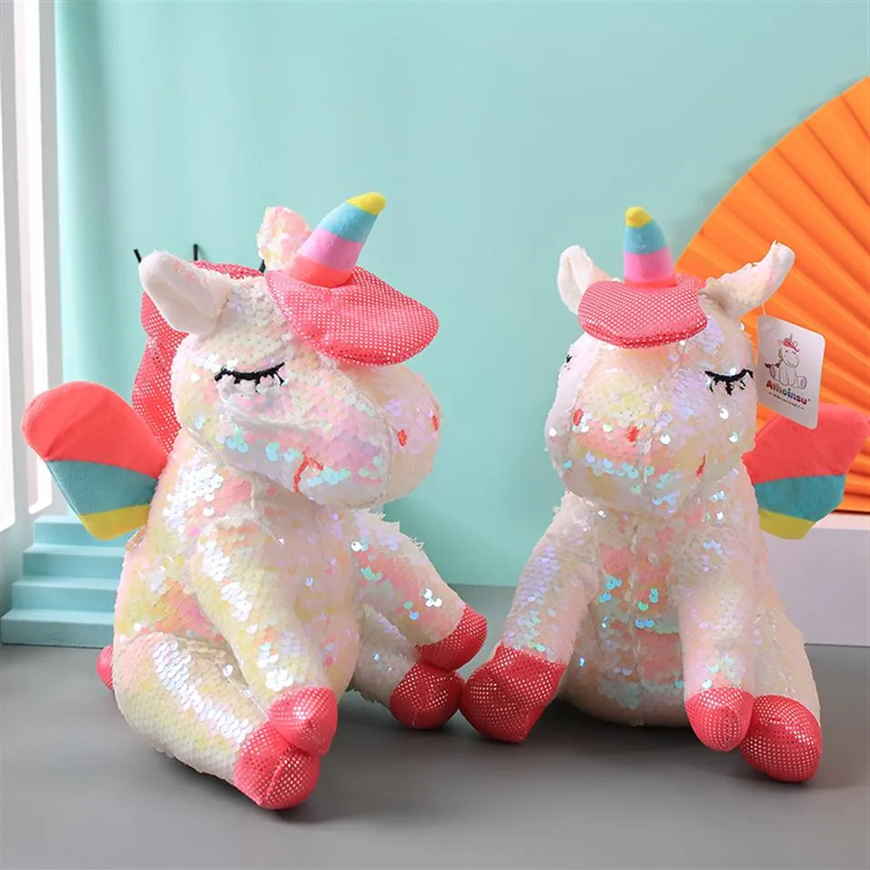flip sequin stuffed animal
