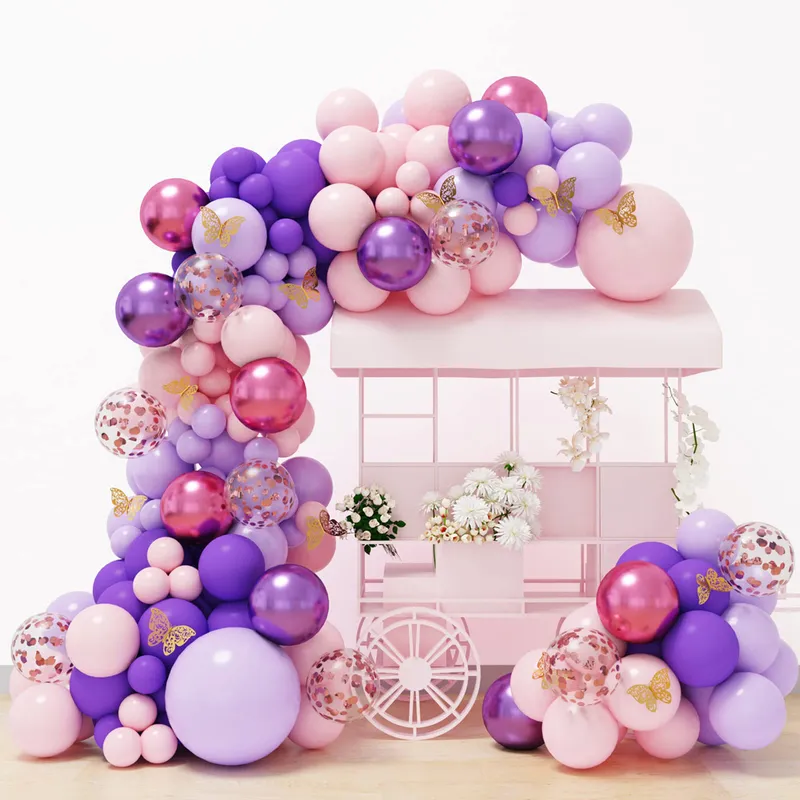 Diy Gender Reveal Party Decor 176pcs Blue Balloon Arched Suit Gender Reveal  Decor Party Supplies, Free Shipping New Users