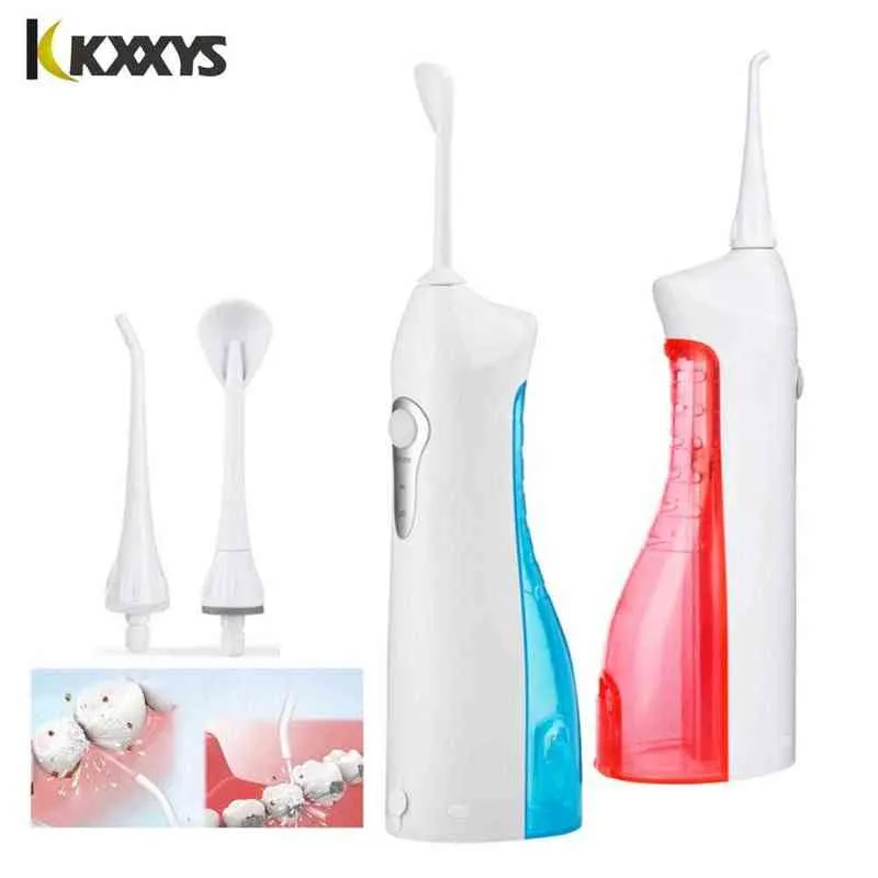 Oral Irrigators Elektrikli Irrigator Taşınabilir Su Flosser USB Şarj Edilebilir Dental Dişler 3 Mod IPX7 220510