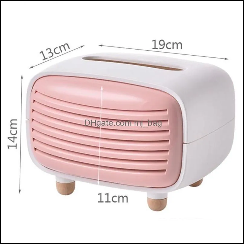 tissue boxes & napkins waterproof creative radio shape box modern simple household durable paper towel storage holder for home living