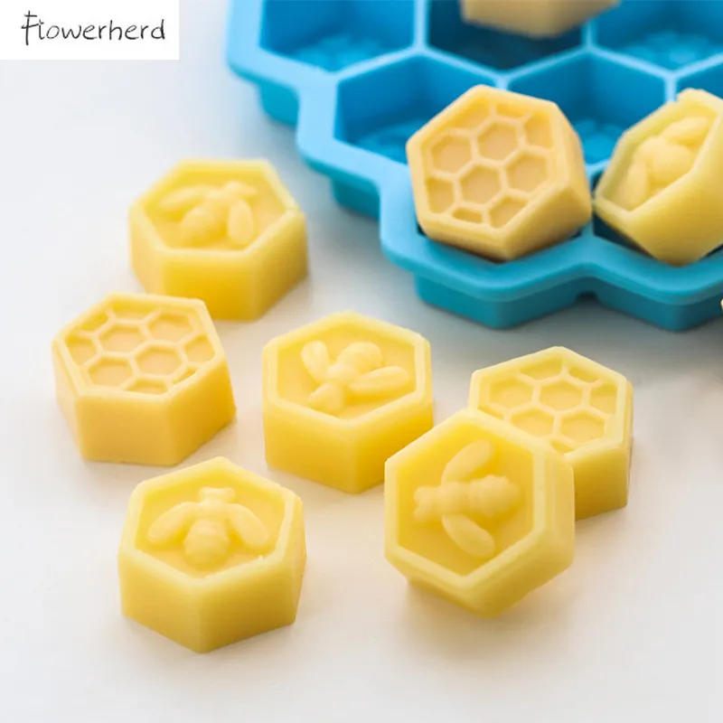 Silicone Beeswax Molds For DIY Kitchenware Cake, Bee, Fondant