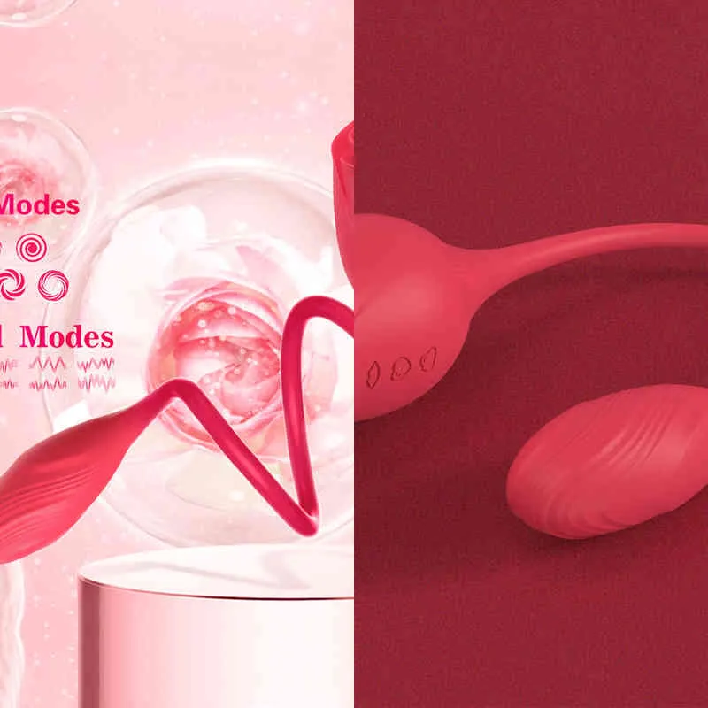 NXY Vibratoren 2 in 1 Drop -Versand Großhandel Saugen Vagina Clitoris Massager G Spot Sex Toys Red Rose Vibrator für Frauen Masturbator 220509