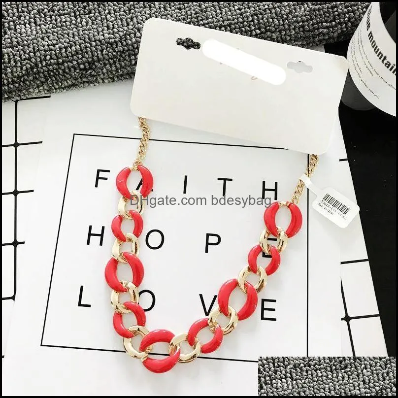 pendant necklaces beautiful red fashion mainstream goddess temperament clavicle chainelegant creative women`s necklace