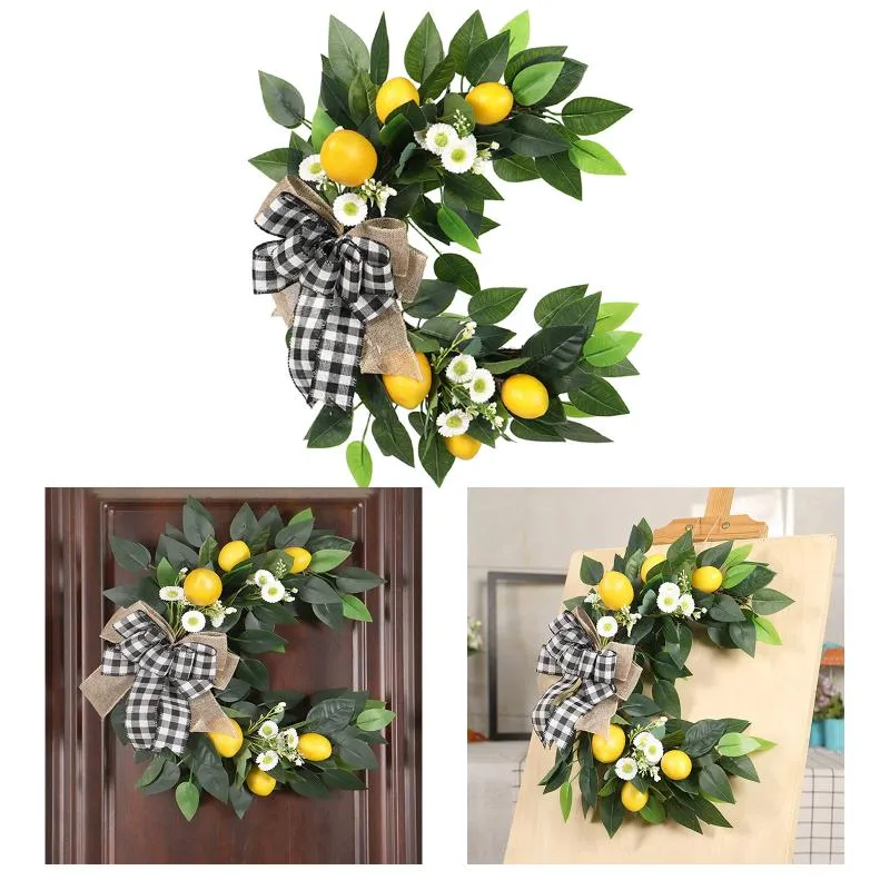 装飾的な花の花輪人工花吊り下げ装飾シミュレーションchrysanthemumフローラルスワッグスプリングホームウォールフェスティバルホリデーデコルデック