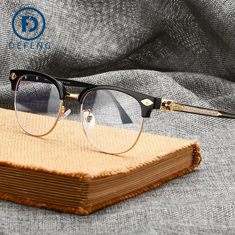 2022 Ch Chrome Sunglasses Frames Plate Insert Quality Anti Blue Light Glasses Myopia Mark Hearts Trend Spectacle 2cx2