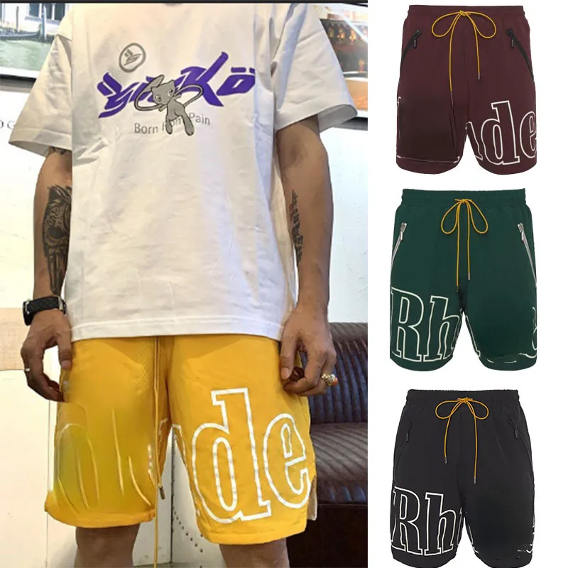 Summer Men's Shorts Designer Sports Casual Shorts Loose Large Size Five-point Basketball Pants