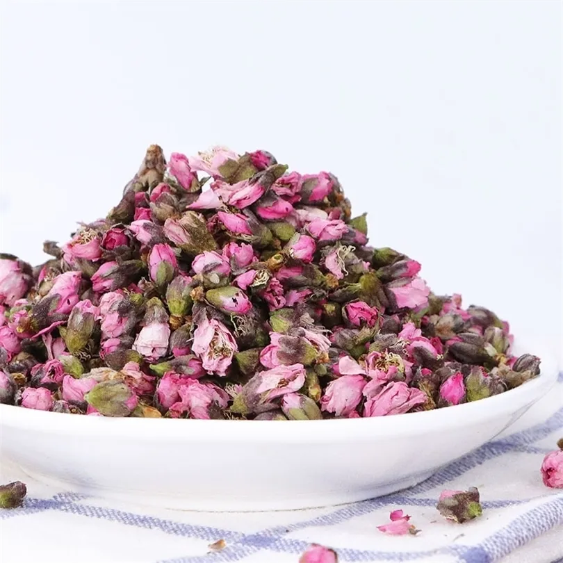 200 g naturlig persikblommor dekorativa torkade blommor rosa torkade naturliga blommor knoppar torkade blommor för hartsmycken T200519