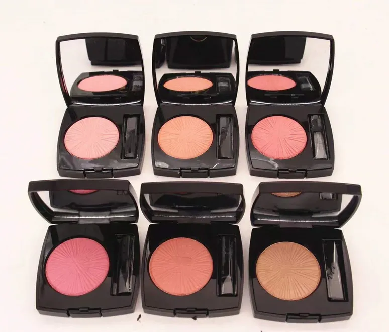 Blusher Lovely Palette Makeup Blush Powder Harmonie de Blush 2G 6pcs Najwyższa wersja.