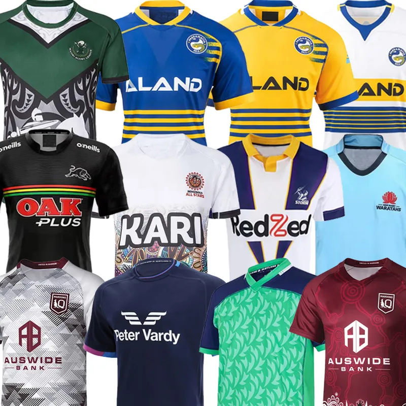 2022 Rucby Jerseys Maroons Parramatta Eels All-Stars Maori Rugbyleague Penrith Panthers Melbourne Storm Dociv All Scotland ISC Waratahs Size Size S-5XL