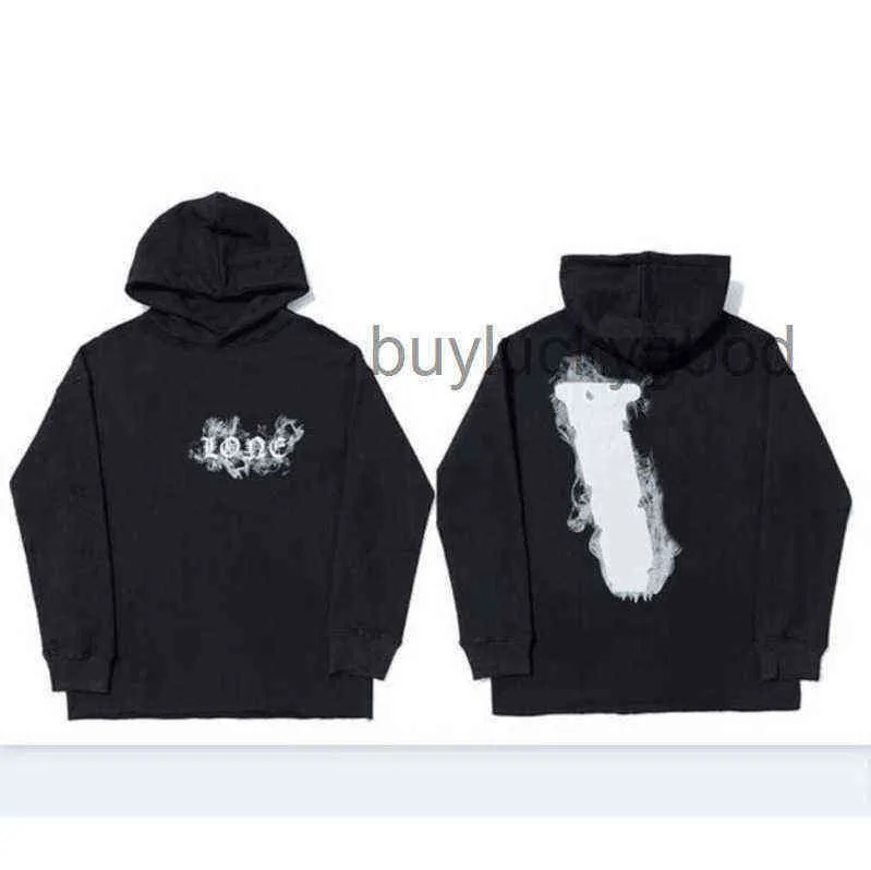Fabriksuttag varumärke hoodie mode mäns stora v tröjor märken vlones hip hop stylist coat kvinnliga par h 4wd3gxdg