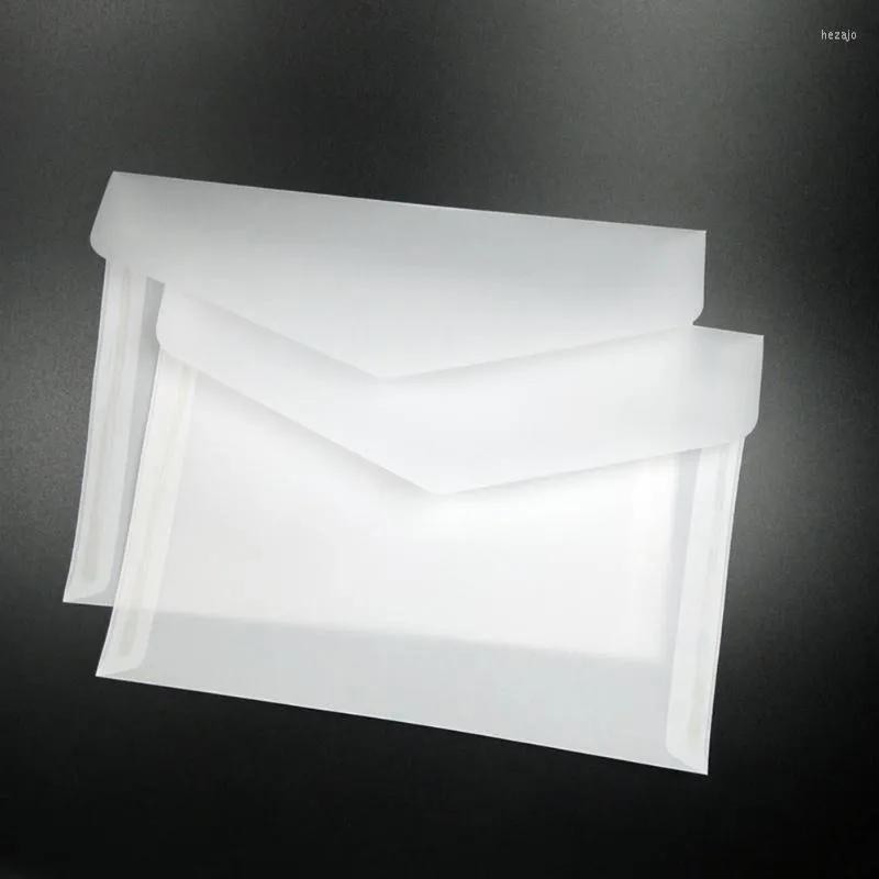 Envelopes de embrulho para presente Papel de liberação portátil vazio Multiuso Bolsa de armazenamento para cartão Envelope Envelopes de pergaminhoPresente