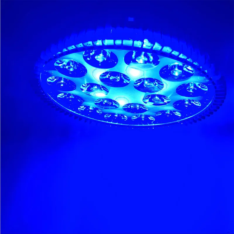 Hydroponics VEG GROEIEN ALLE BLAUWE LED PAR38 Licht E27 Plant Lights Bulb voor Rium en TH 4500 Nm Y200917