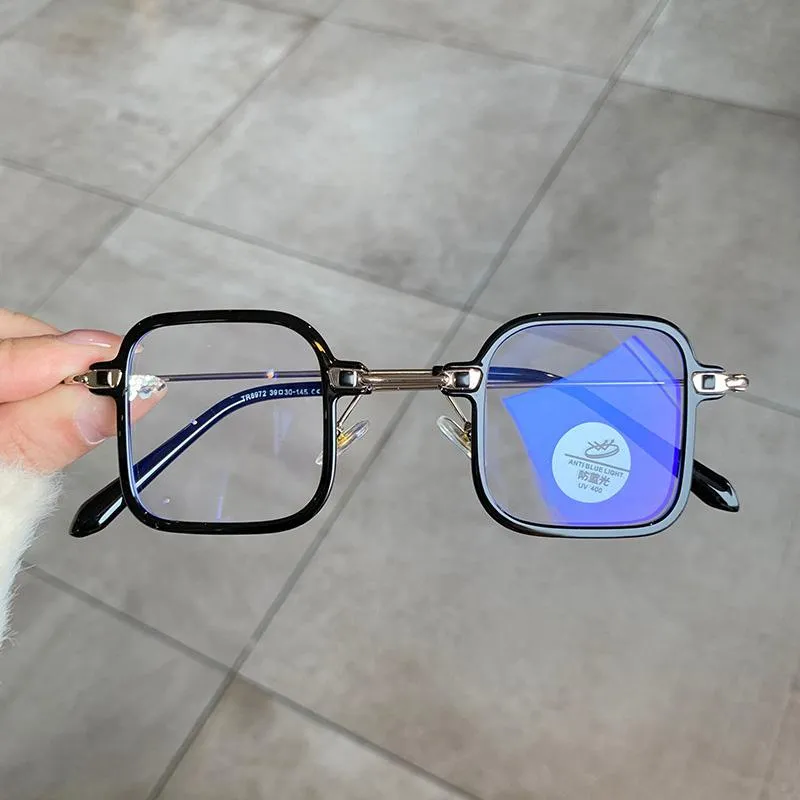 Okulary przeciwsłoneczne Unisex Blue Light Blocking Komputer Okulary Mężczyźni Kobiety Vintage TR90 Ramki Kwadratowa Okulary Optical Myopia Anty Okulary