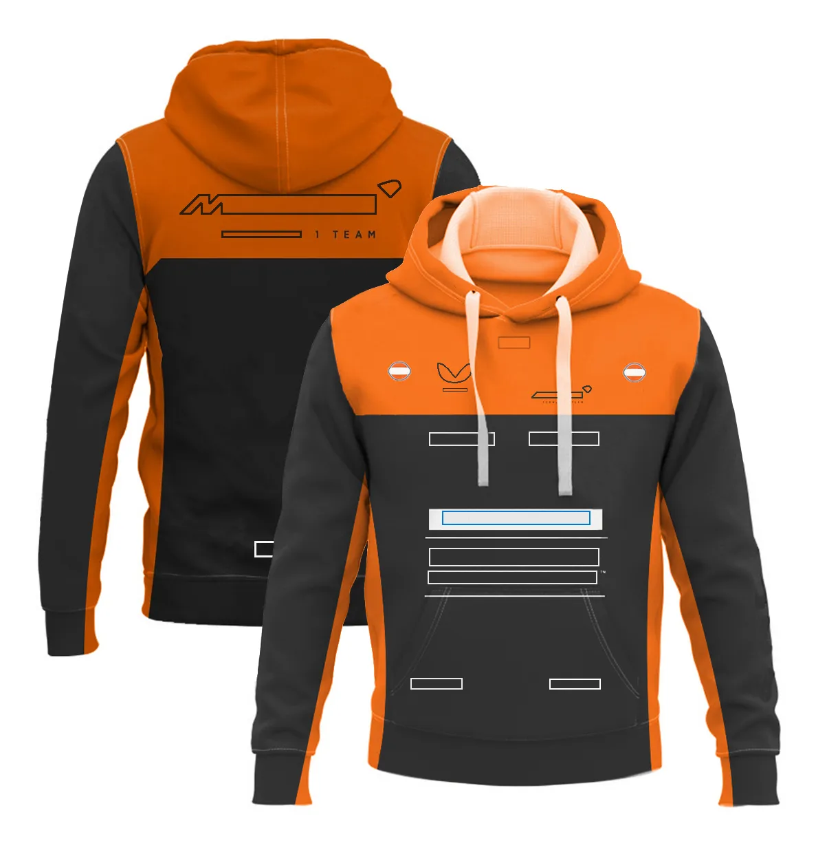 2022 Nieuwe F1 Team Hoodie Formule 1 Extreme Sports Event Zip Hoge kwaliteit Herenjack Racing Fan Jersey met korte mouwen