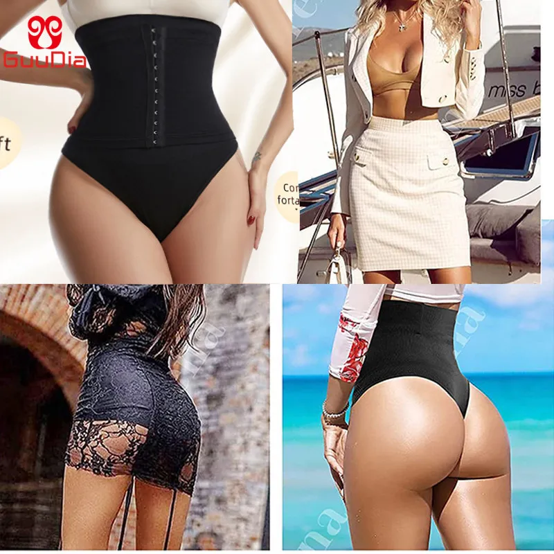 GUUDIA Tummy Control Panties For Women Shapewear Butt Lifter Thong High Waist  Trainer Corset Slimming Body Shaper Underwear 220702 From Xing07, $46.69