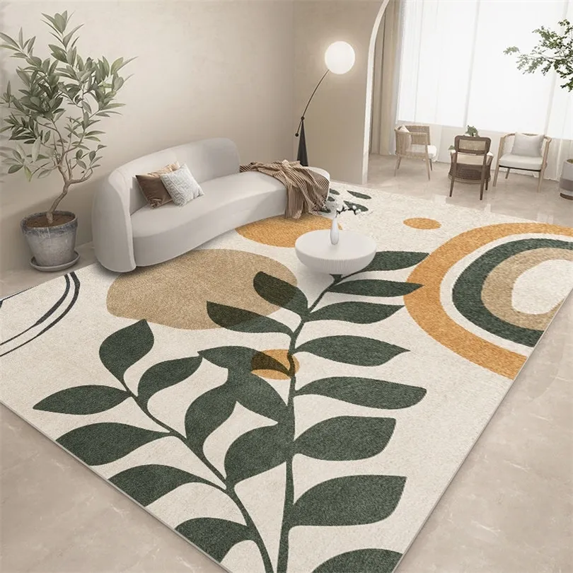 Style nordique tapis pour salon mignon chambre tapis cristal velours canapé Table basse tapis de sol salle de bain antidérapant porte tapis 220504