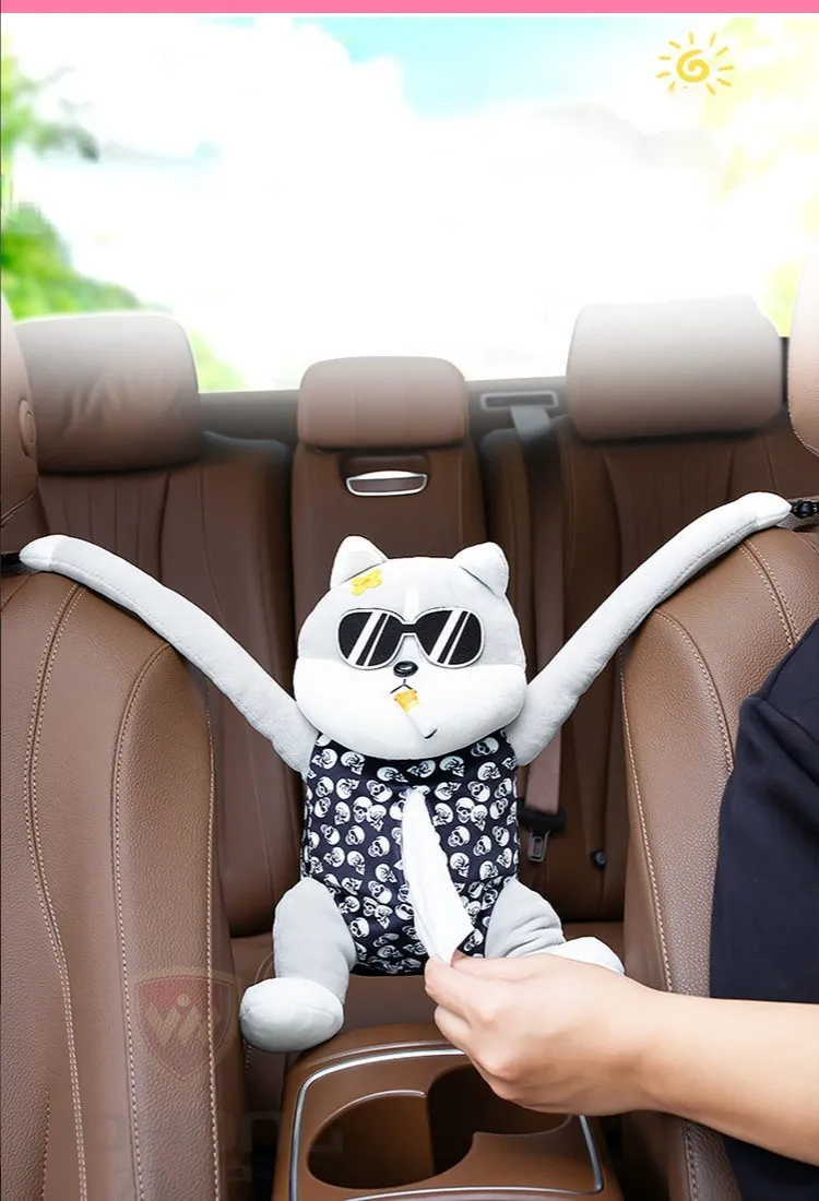 With Hanging Inner Armrest Sun Visor Pumping Cartoon Cute Creative Tissue  Boxes 220611 From Mu007, $15.68