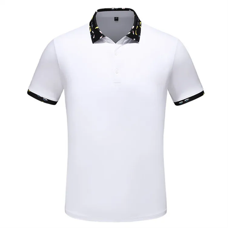 2022 polo a righe firmate t-shirt serpente polo ape floreale uomo High street moda cavallo polo t-shirt di lusso v00073