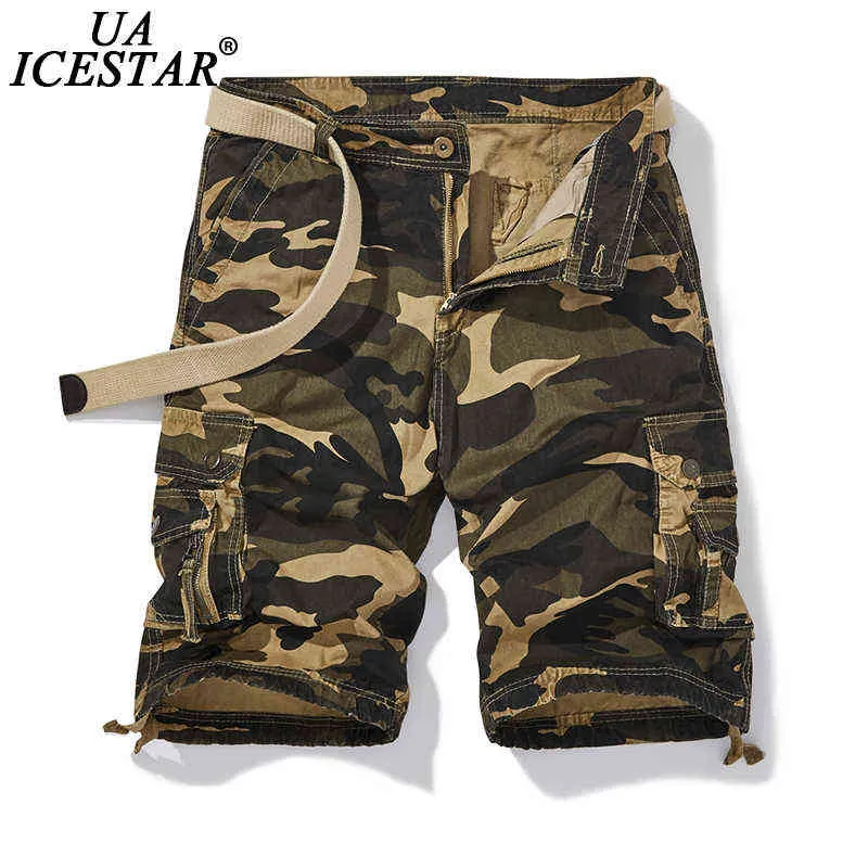 Shorts masculinos Uaicestar Military Camuflage Tactics Cargo 2022 verão novo algodão de alta qualidade T220825