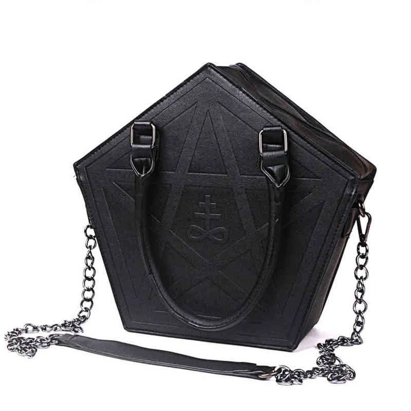 DHgate.com:Gothic Designer Bag, Punk Star Chain Shoulder Bag