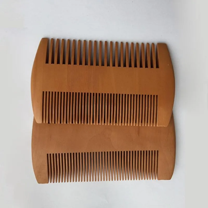 Tooth Dual Sided Wood Combs Wooden Hair Comb Double Sides Beard Comb for