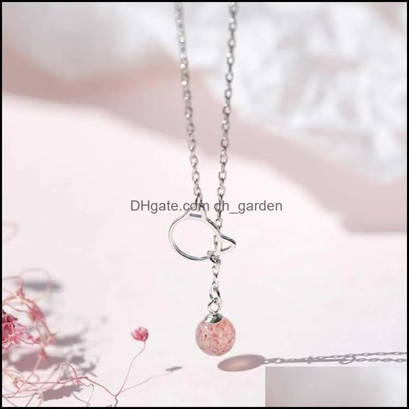 Link, Chain Strawberry Crystal Ins Wind Bracelet Female Cat Korean Version Of Simple And  Students Mori Girlfriends Net Red