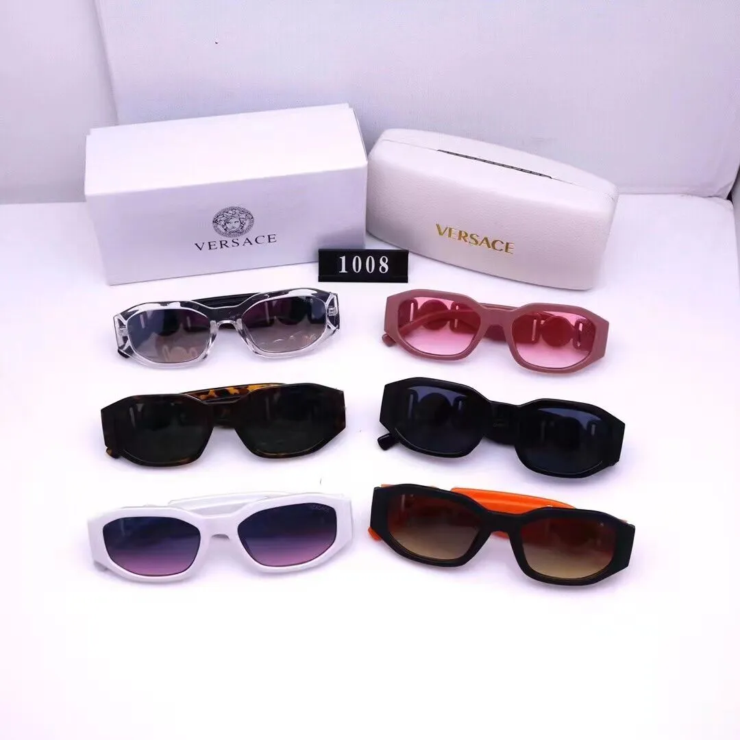 DUPE Versace Oval Square Sunglasses Not Caps Fanshion Sun Glasses With