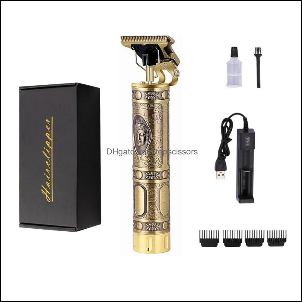 STOCK Sun Wukong Buddha Head Dragon Phoenix Heavy Hitter Cordless Trimmer Men 0mm Baldheaded Hair Clipper Finish Hair Cutting Hair